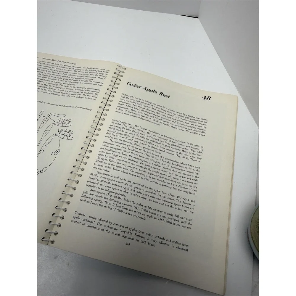 Atlas and Manual of Plant Pathology by Ervin Barnes 1979, Spiralbound Paperback